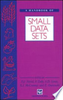 A Handbook of small data sets / edited by D.J. Hand ...(et al.).