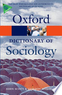 A dictionary of sociology.
