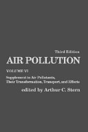 Air pollution / edited by Arthur C. Stern