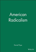 American radicalism / edited by Daniel Pope.