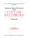 Ancient and historical monuments in the city of Salisbury / Royal Commission on Historical monuments (England)