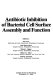 Antibiotic inhibition of bacterial cell surface assembly and function / edited by Paul Actor ... (et al.).