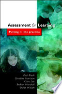 Assessment for Learning putting it into practice / Paul Black ... [et al.].