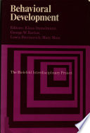 Behavioral development / the Bielefeld Interdisciplinary Project ; edited by Klaus Immelmann ... (et al.).
