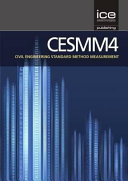 CESMM4 : civil engineering standard method of measurement.