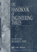 CRC handbook of engineering tables / editor-in-chief Richard C. Dorf.