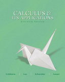 Calculus and its applications.