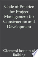 Code of practice for project management for construction and development