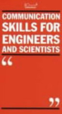 Communication skills for engineers and scientists.