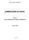 Compilation of texts relating to ACP-EEC financial and technical cooperation.