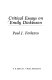 Critical essays on Emily Dickinson / (edited by) Paul J. Ferlazzo.
