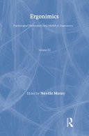 Ergonomics : major writings / edited by Neville Moray.