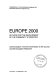 Europe 2000 : outlook for the development of the community's territory : communication from the Commission to the Council and the European Parliament.