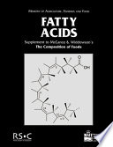 Fatty acids : seventh supplement to the fifth edition of McCance and Widdowson's The composition of foods / compiled by the Ministry of Agriculture, Fisheries and Food.