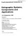 Fourth International Conference on Holographic Systems, Components and Applications, 13-15 September 1993 / organised by the Electronics Division of the Institution of Electrical Engineers in association with the British Computer Society ... [et al.]).