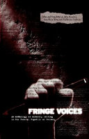 Fringe voices : an anthology of minority writing in the Federal Republic of Germany / edited and translated by Antje Harnisch, Anne Marie Stokes and Friedemann Weidauer.