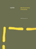 HAPM workmanship checklists / HAPM Publications Ltd. and Building Performance Group Ltd.