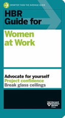 HBR guide for women at work.