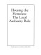 Housing the homeless : the local authority role / the Audit Commission for Local Authorities in England and Wales.