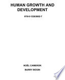 Human growth and development / edited by Noël Cameron and Barry Bogin.