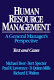 Human resource management : a general manager's perspective : text and cases / Michael Beer ... [et al.].