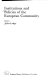 Institutions and policies of the European Community / edited by Juliet Lodge.