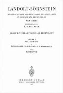 Landolt-Börnstein numerical and functional relationships in science and technology editor: H. Schopper.