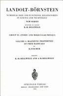 Landolt-Börnstein numerical data and functional relationships in science and technology by H. Fischer.