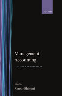Management accounting : European perspectives / edited by Alnoor Bhimani.