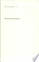 Modernism reconsidered / edited by Robert Kiely assisted by John Hildebidle.