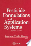 Pesticide formulations and application systems. a symposium sponsored by ASTM Committee E-35 on Pesticides, Phoenix, Ariz., 5-6 Nov. 1986, G. B. Beestman, Monsanto Company, and D. I. B. Vander Hooven,