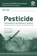 Pesticide formulations and delivery systems. application of formulation and adjuvant technology / JAI guest editors Richard Zollinger, Arlean Rohde editors.