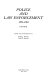 Police and law enforcement, 1975-1981 / edited, with an introduction, by Robert J. Homant, Daniel B. Kennedy.