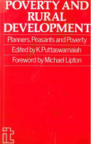 Poverty and rural development : planners, peasants and poverty / editor, K. Puttaswamaiah.