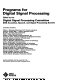 Programs for digital signal processing / edited by the Digital Signal Processing Committee, IEEE Acoustics, Speech, and Signal Processing Society.