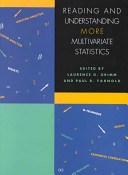 Reading and understanding more multivariate statistics / edited by Laurence G. Grimm and Paul R. Yarnold.