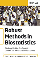 Robust methods in biostatistics / Stephane Heritier ... [et al.].