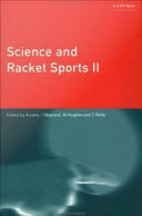 Science and racket sports II edited by A. Lees et al...
