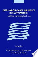 Simulation-based inference in econometrics : methods and applications / [edited by] Roberto Mariano, Til Schuermann, and Melvyn J. Weeks.
