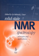 Solid-state NMR spectroscopy : principles and applications / edited by Melinda J. Duer.