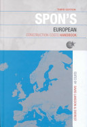 Spon's European construction costs handbook / edited by Davis, Langdon & Everest.