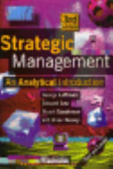 Strategic management : an analytical introduction / George Luffman ... [et al.].