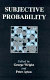 Subjective probability / edited by George Wright and Peter Ayton.