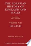 The Agrarian history of England and Wales / general editor Joan Thirsk