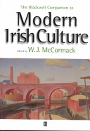 The Blackwell companion to modern Irish culture / edited by W.J. McCormack.