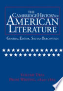The Cambridge history of American literature / general editor, Sacvan Bercovitch ; associated editor, Cyrus R.K. Patell.