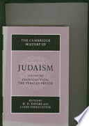The Cambridge history of Judaism / edited by W.D. Davies, Louis Finkelstein