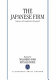 The Japanese firm : the sources of competitive strength / edited by Masahiko Aoki and Ronald Dore.