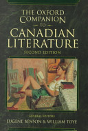 The Oxford companion to Canadian literature.