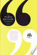 The Paris Review interviews. by the editors of the Paris Review ; with an introduction by Philip Gourevitch.
